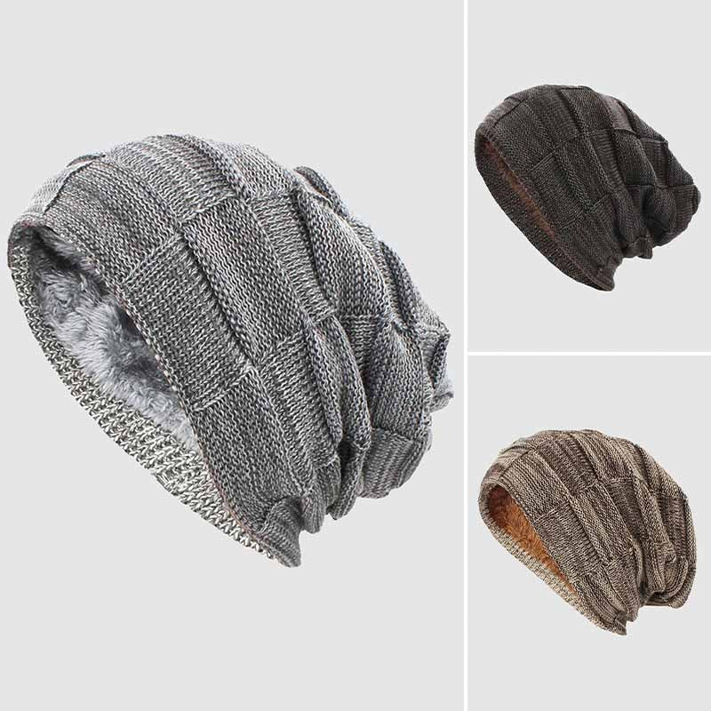 Street-Wave Derris Urban Beanie With Plush Fleece Interior In Soft Ribbed Knit Slouch Fit For Cold Commutes
