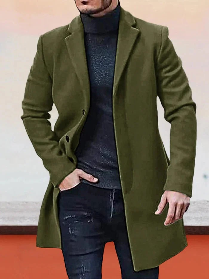Streetwave Minimalist Mens Jacket Sleek Timeless Everyday