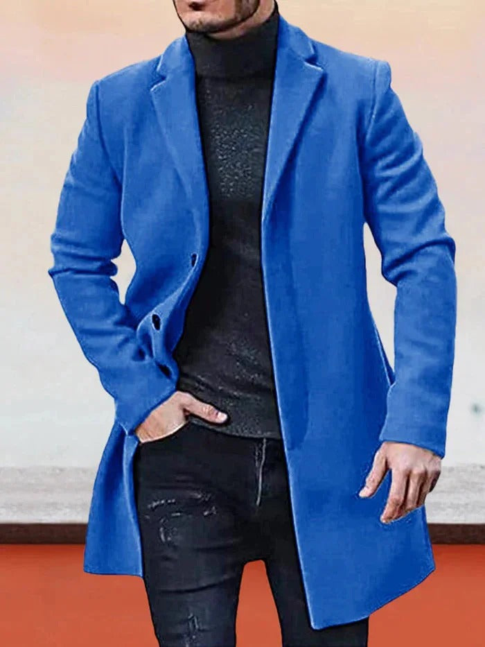 Streetwave Minimalist Mens Jacket Sleek Timeless Everyday