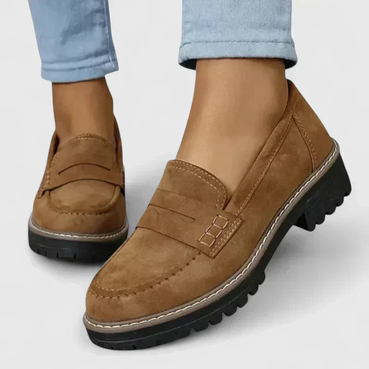 Women's Casual Loafers with Supportive Design and Flexible Sole