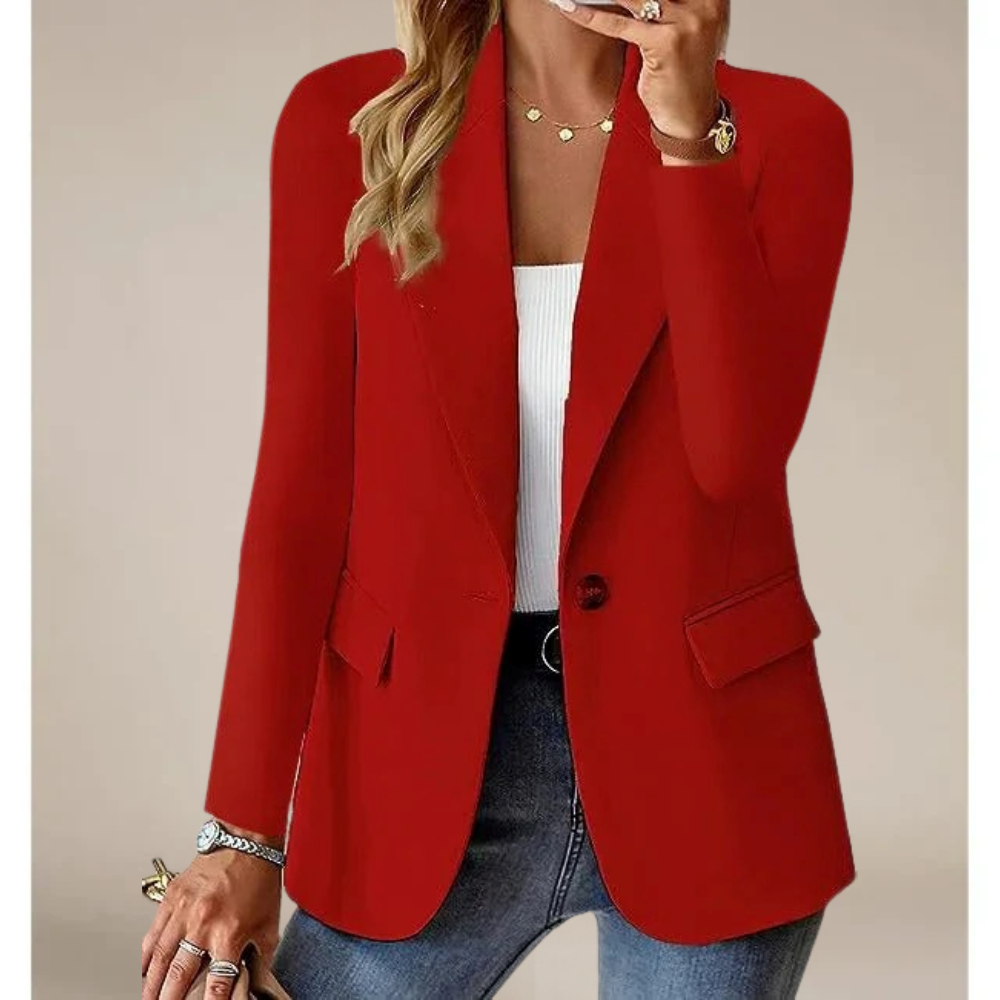 Street-wave Classic Elegant Blazer For Women Tailored Fit Premium Fabric Versatile Office To Evening