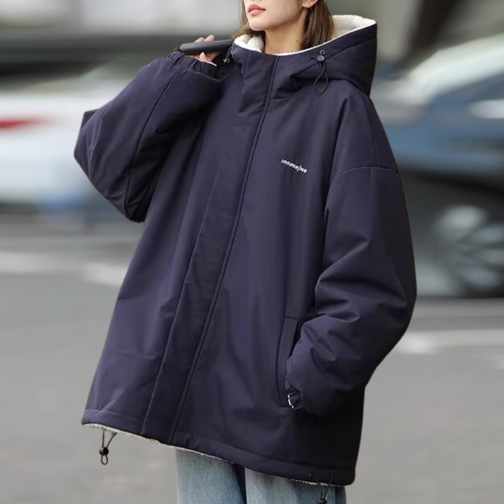 Street Wave Reversible Winter Jacket For Women Dual Style Warmth And Comfort With Premium Fit
