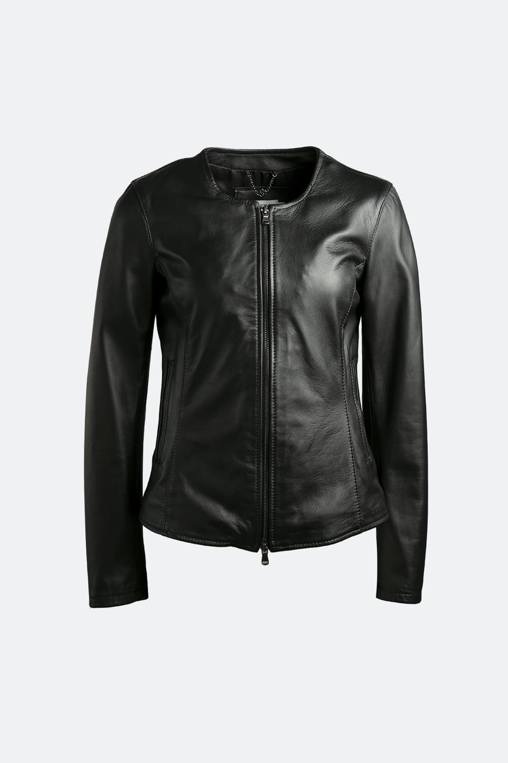 Street Wave Leather Jacket With Modern Fit For Everyday Office And Casual Wear For Women