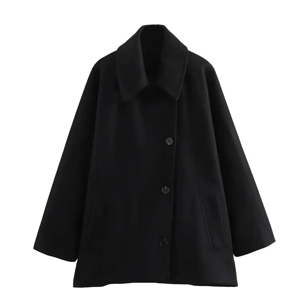 Street Wave Cashmere Wool Coat For Women Luxurious Warmth Timeless Elegance Cozy Everyday Luxury