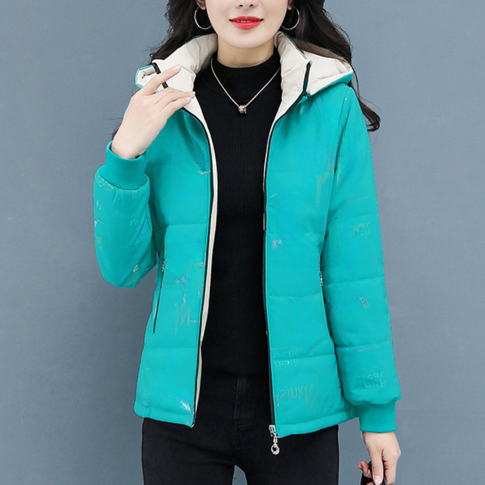 Street-wave Reversible Winter Jacket For Women Two Styles In One Cozy Puffer Coat