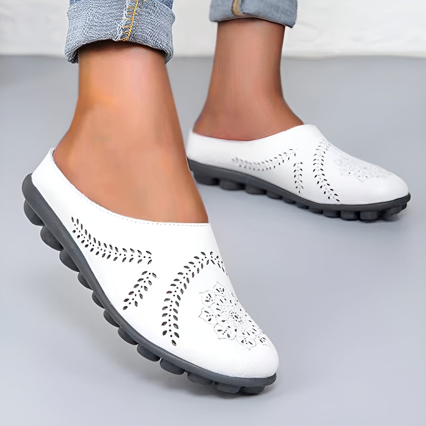 Street-wave Leather Women's Shoes With Orthopedic Support For All-Day Comfort Ideal For Spring
