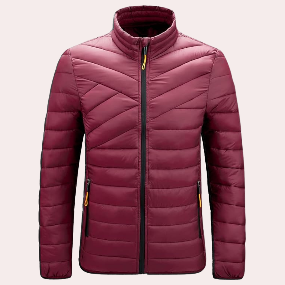 Street-wave Men's Puffer Jacket - Stylish Warmth For Everyday Office And Occasions