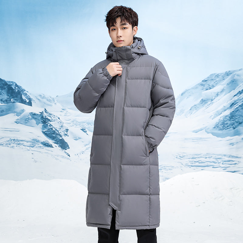 Street-Wave Unisex Long Winter Down Jacket For Extreme Cold Weather Lightweight Insulated Coat