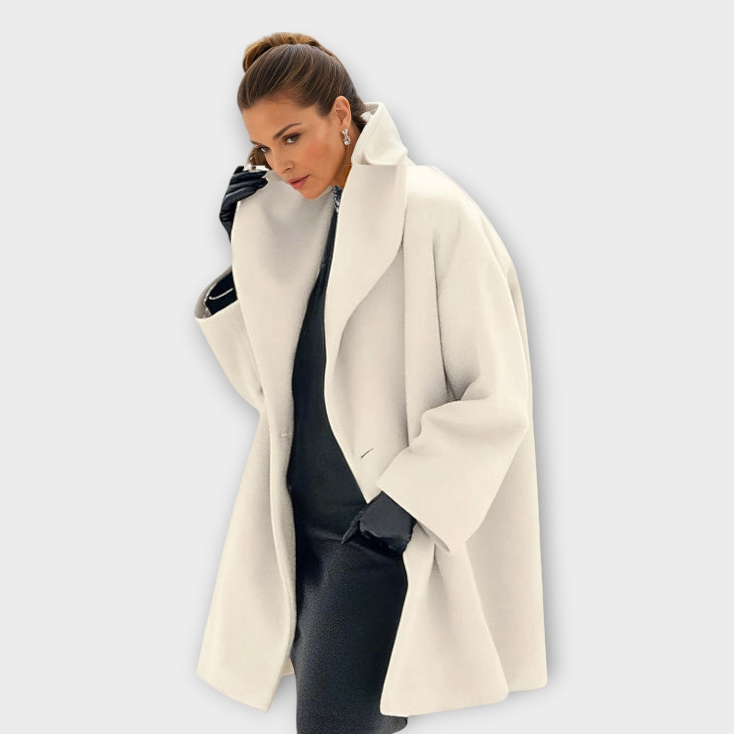 Street-Wave Wool Transitional Coat Jannah Elegant Wool Jacket For Modern Women Everywhere