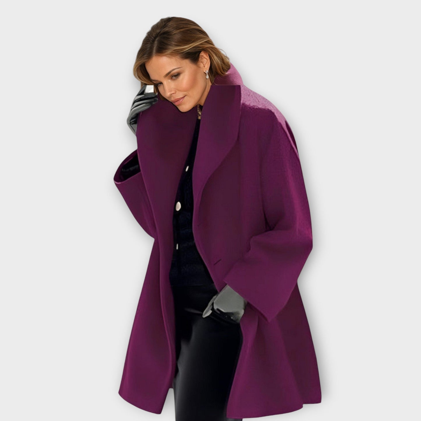 Street-Wave Wool Transitional Coat Jannah Elegant Wool Jacket For Modern Women Everywhere