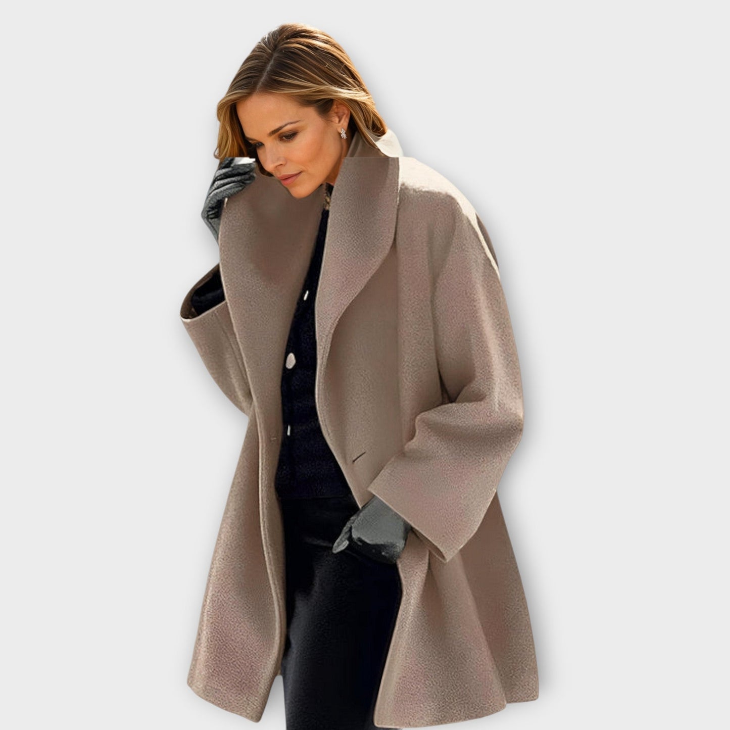 Street-Wave Wool Transitional Coat Jannah Elegant Wool Jacket For Modern Women Everywhere