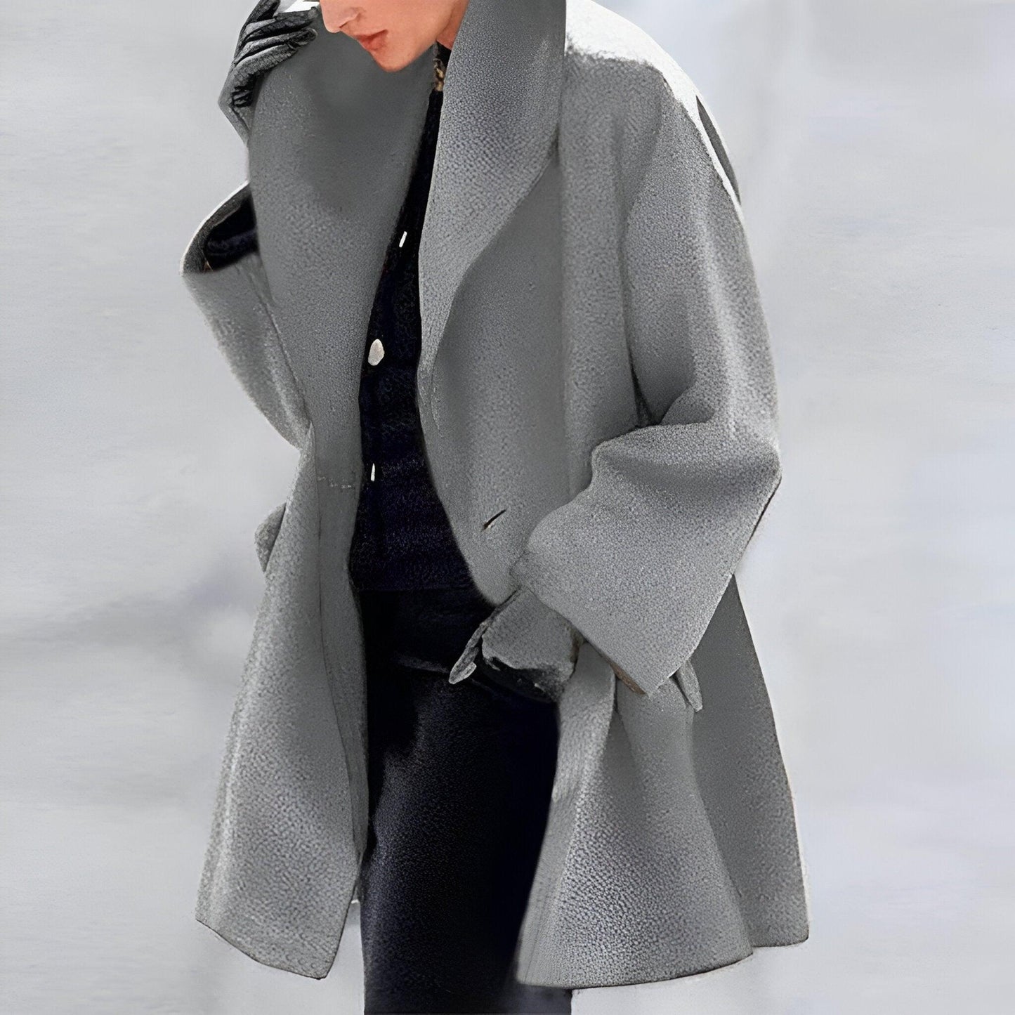 Street-Wave Elegant Wool Coat For Women With Timeless Design And All Day Warmth And Comfort