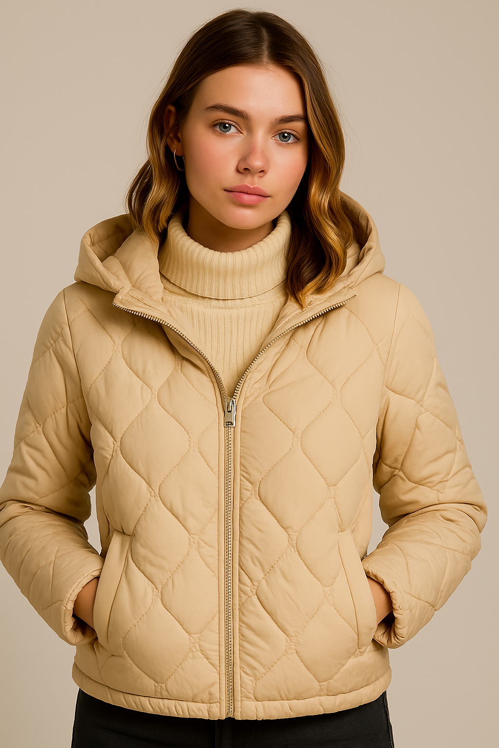 Streetwave Women's Puffer Jacket Quilted Cozy Warmth For Women Stylish Everyday Outerwear