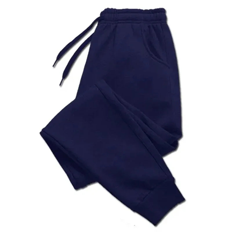 Joshua By Street-Wave Men's Casual Fleece Sweatpants For Autumn Winter Cozy Moisture Wicking Lounge And Gym Wear