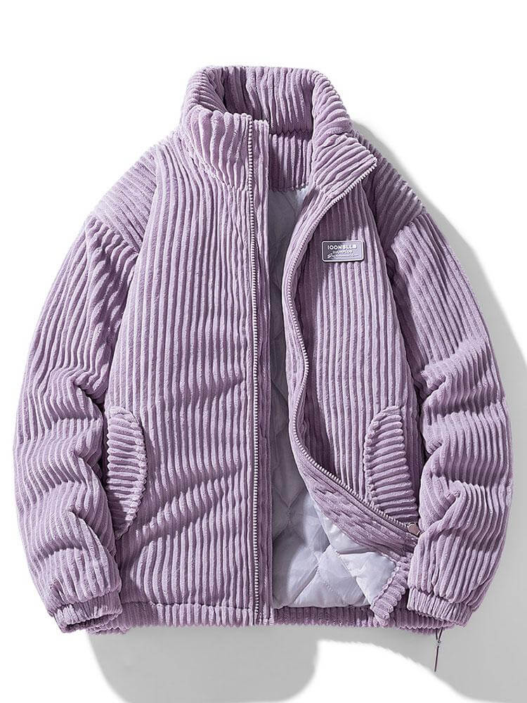 Street-Wave Corduroy Jacket For Men Timeless Warmth Insulated Comfort Urban Style
