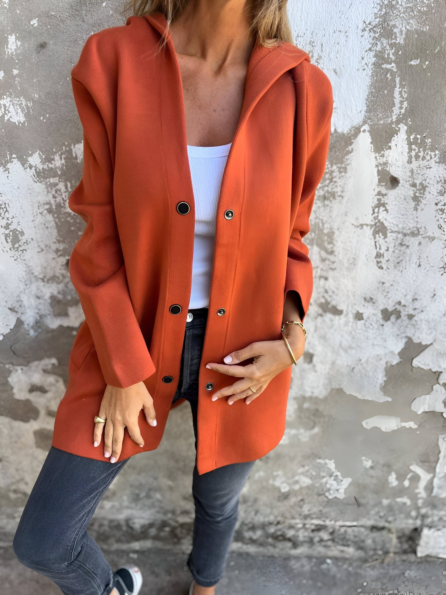 Street-Wave Valma Hooded Jacket for Women Cozy Warmth Casual Chic Outerwear for All Seasons
