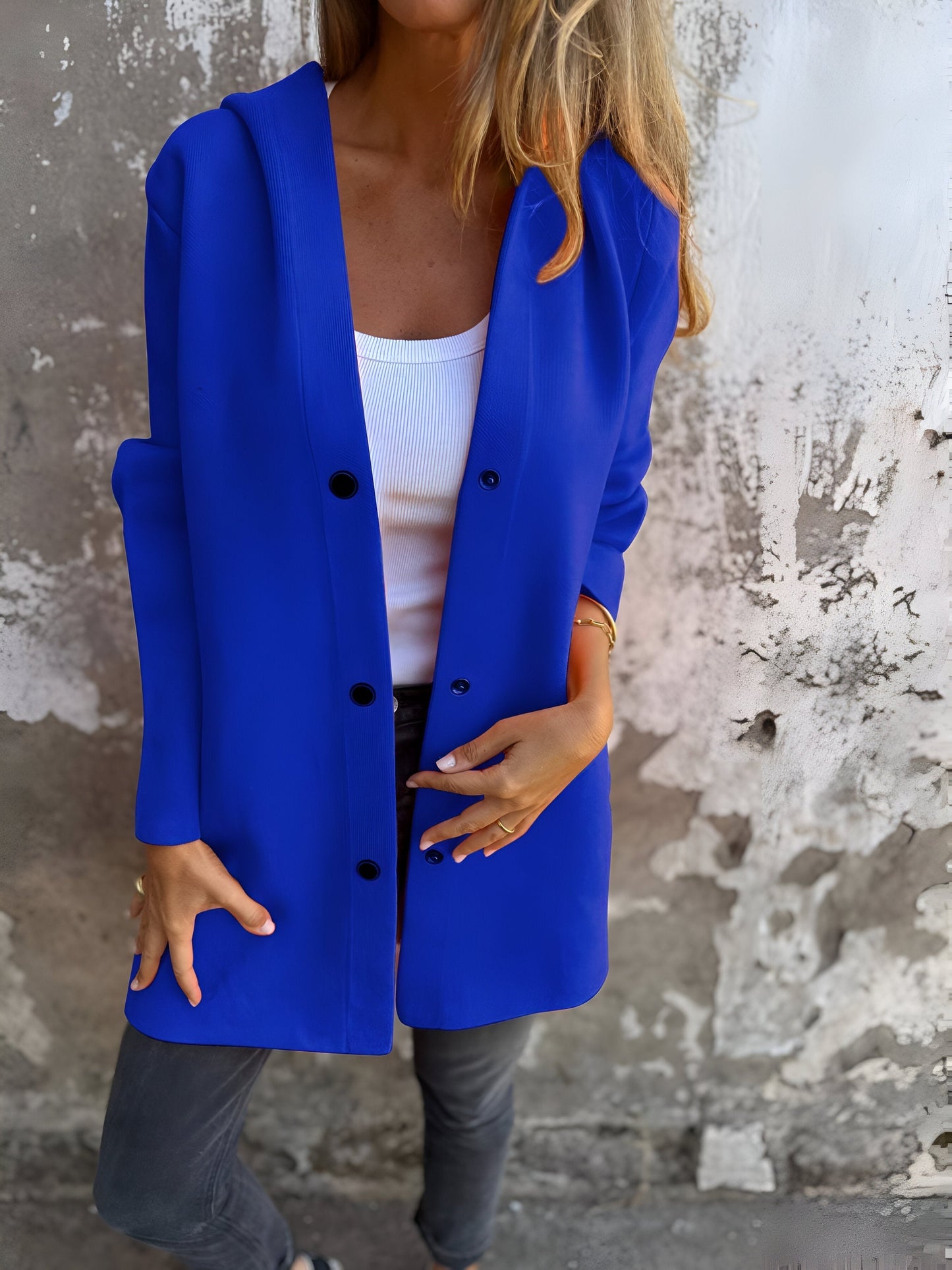 Street-Wave Valma Hooded Jacket for Women Cozy Warmth Casual Chic Outerwear for All Seasons