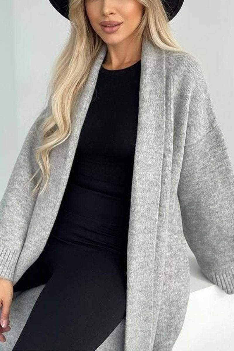 Streetwave Long Knit Cardigan For Women Cozy Soft Warm Timeless Design Perfect Everyday Wear