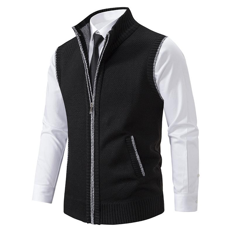 Street Wave Timeless Fleece Vest For Men Warm Layering Essential For Everyday Outfit Urban Style