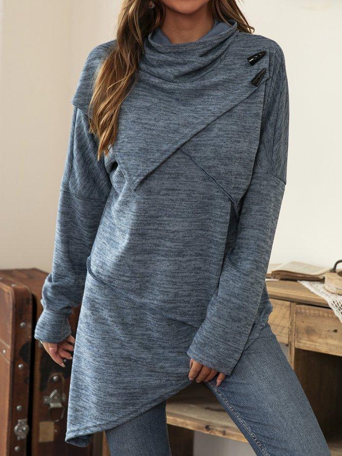 Street-wave Womens Winter Jacket With Asymmetric Wrap Design For Cozy Chic Everyday