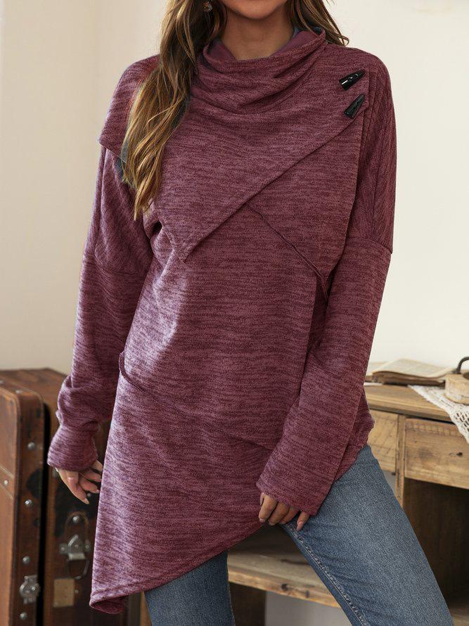 Street-wave Womens Winter Jacket With Asymmetric Wrap Design For Cozy Chic Everyday