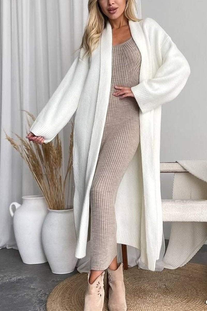 Streetwave Long Knit Cardigan For Women Cozy Soft Warm Timeless Design Perfect Everyday Wear