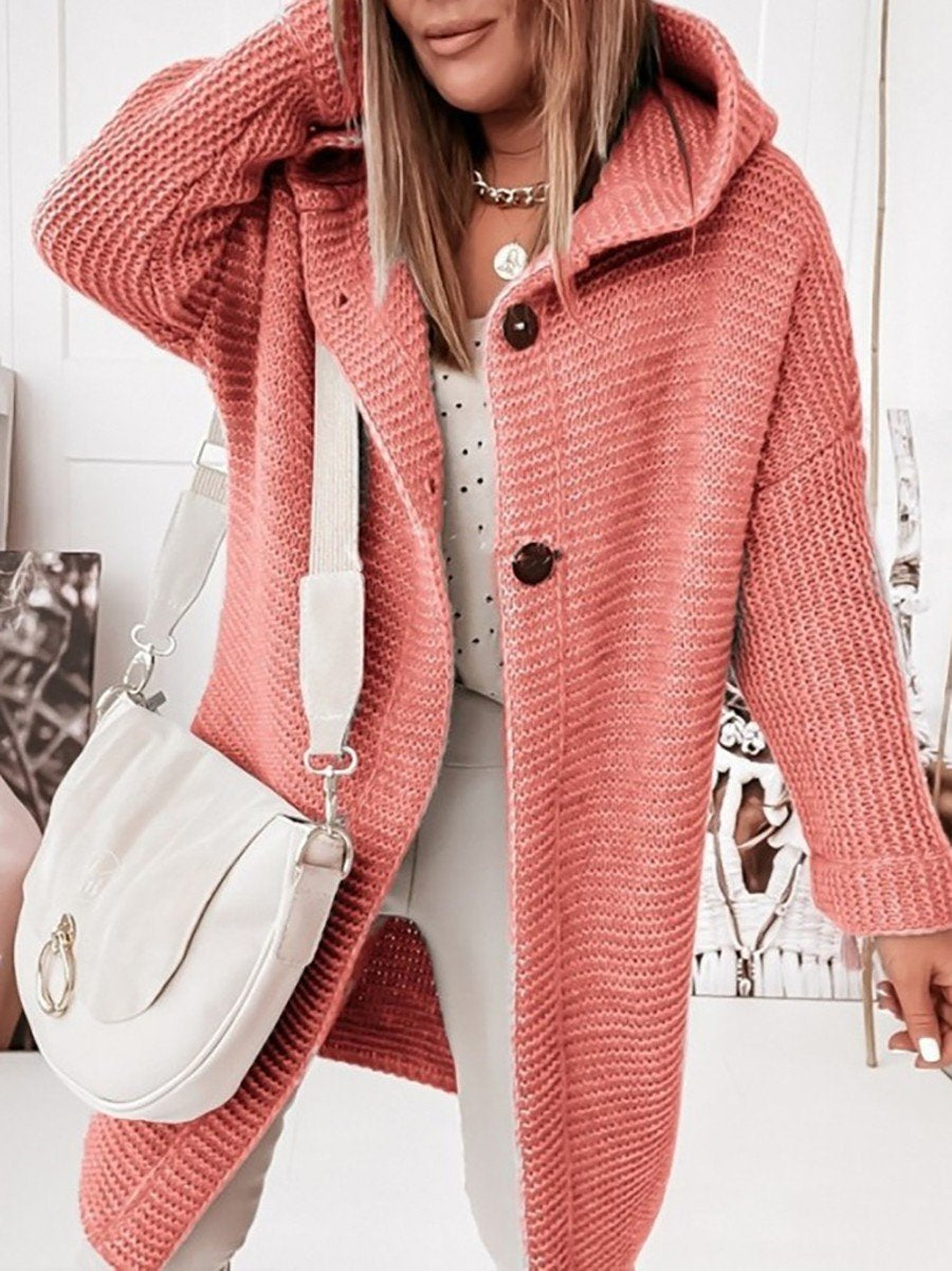 Street-Wave Cozy Knit Long Cardigan For Women Elegant Versatile Warmth With Premium Materials