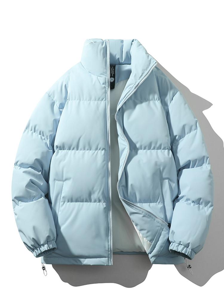 Street-Wave John Puffer Jacket Unisex Insulated Quilted Coat With Zip Closure