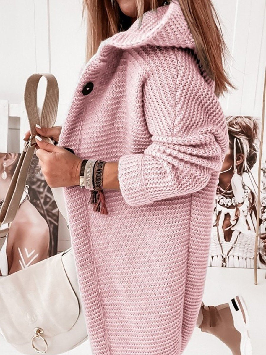 Street-Wave Cozy Knit Long Cardigan For Women Elegant Versatile Warmth With Premium Materials