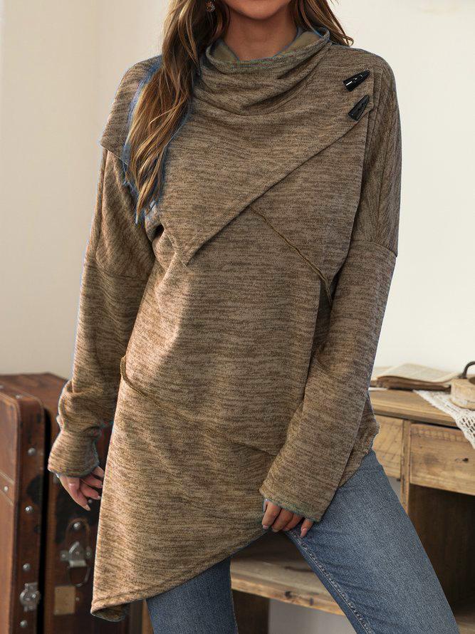 Street-wave Womens Winter Jacket With Asymmetric Wrap Design For Cozy Chic Everyday