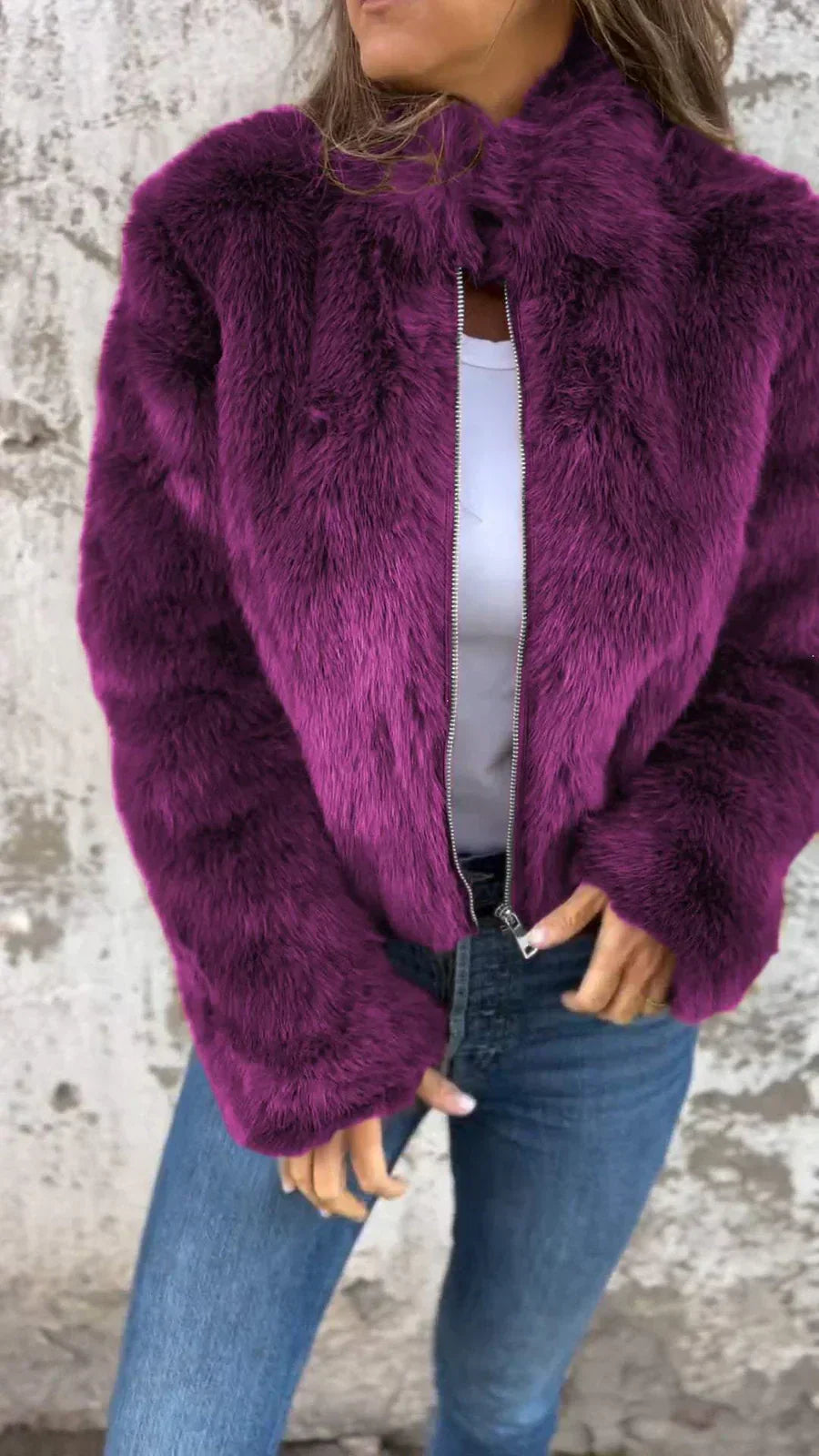 Street-Wave Luxe Fur Coat Comfort Womens Coat Cozy Warmth For Women Elegant Style Premium Plush Lining