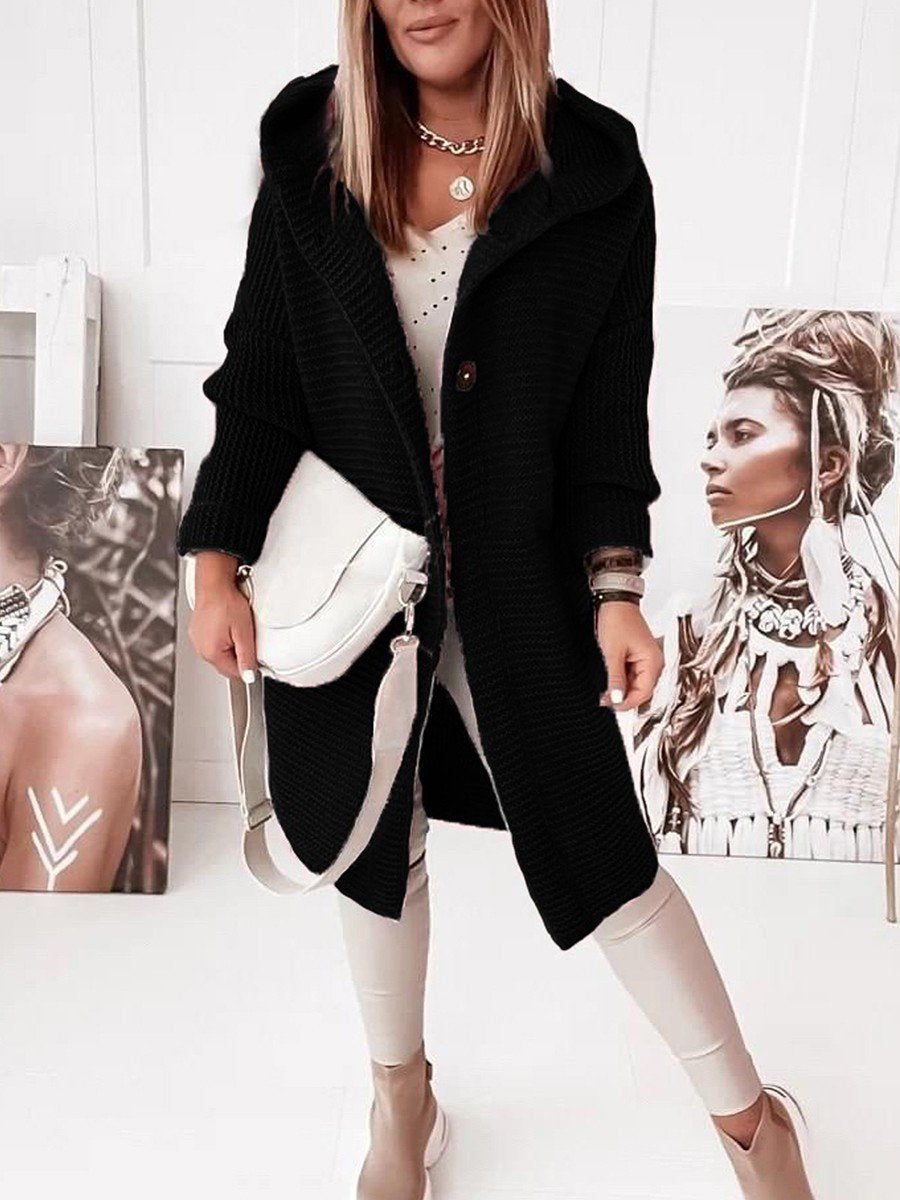 Street-Wave Cozy Knit Long Cardigan For Women Elegant Versatile Warmth With Premium Materials