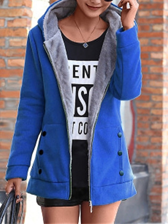Street-wave Windproof Winter Coat Hoodie For Women Ultra Cozy Warmth Modern Style