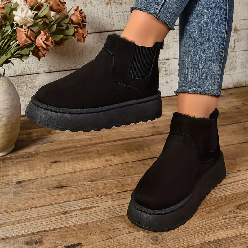 Women's Warm Boots with Insulated Lining and Durable Sole