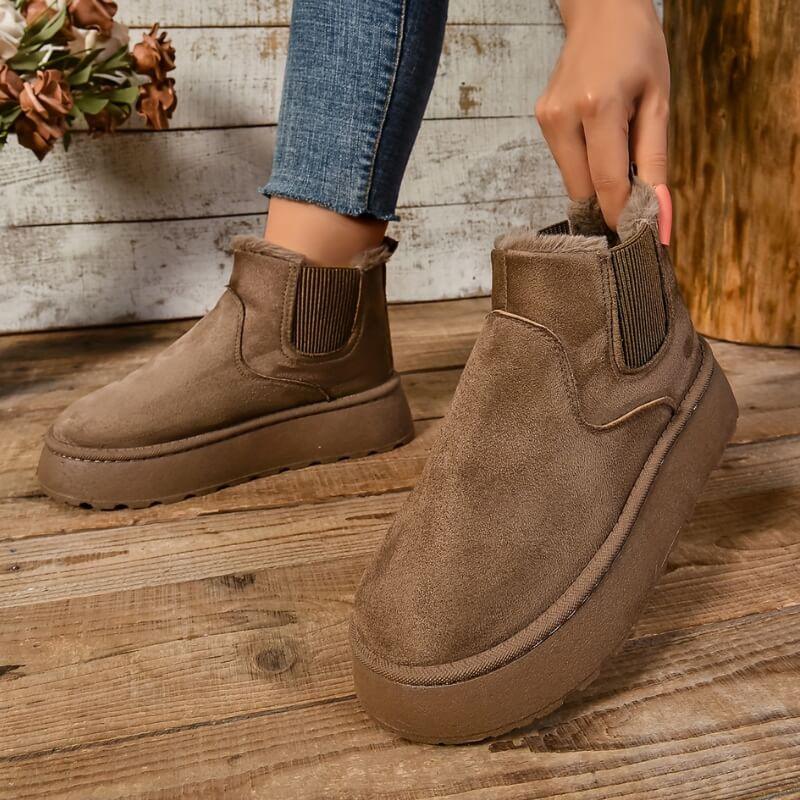 Women's Warm Winter Boots with Insulated Lining and Durable Sole