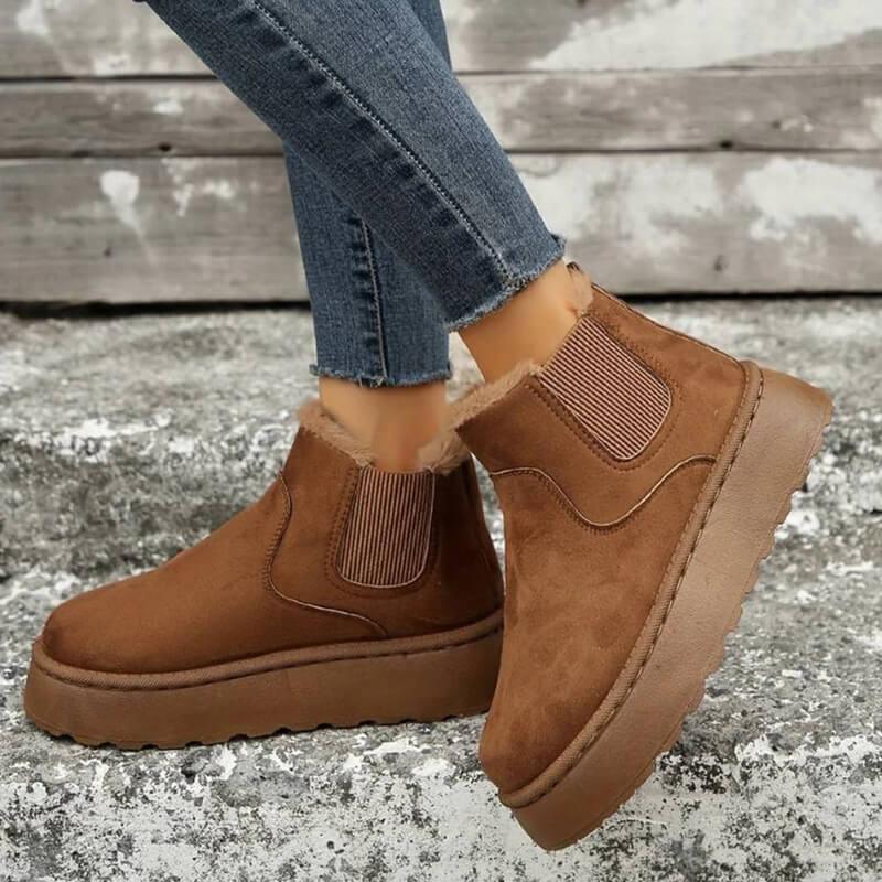 Women's Warm Winter Boots with Insulated Lining and Durable Sole