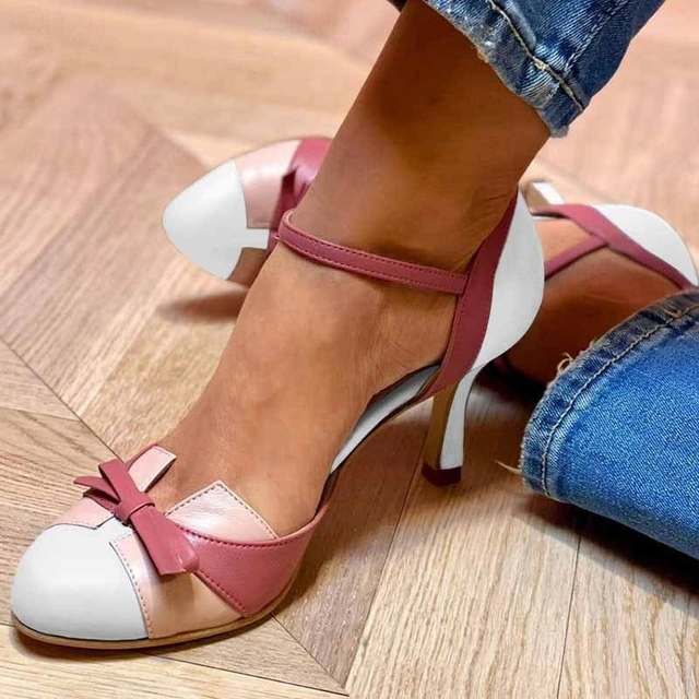 Women's Heel Sandals with Adjustable Straps and Open Toe