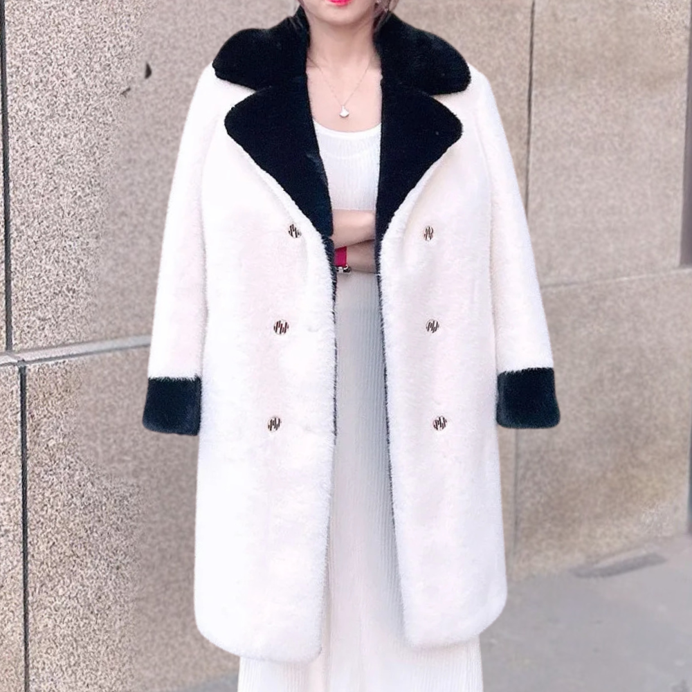 Street Wave Exclusive Women Winter Coat With Luxe Fur Collar Premium Insulation Ideal For Fashionable Winters