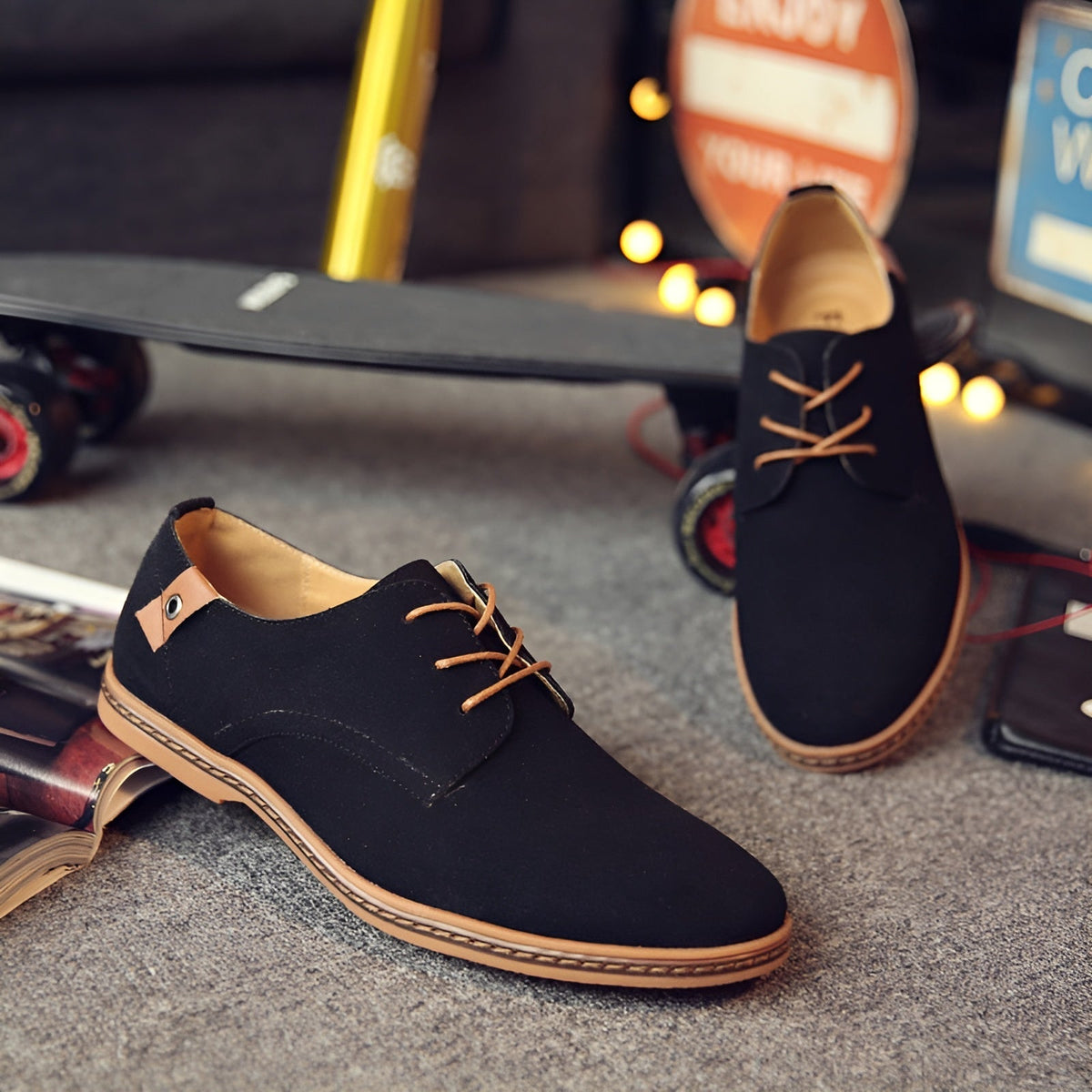 Street-wave Men Oxford Shoes Comfort And Versatility For Office And Casual Wear All Day Everyday