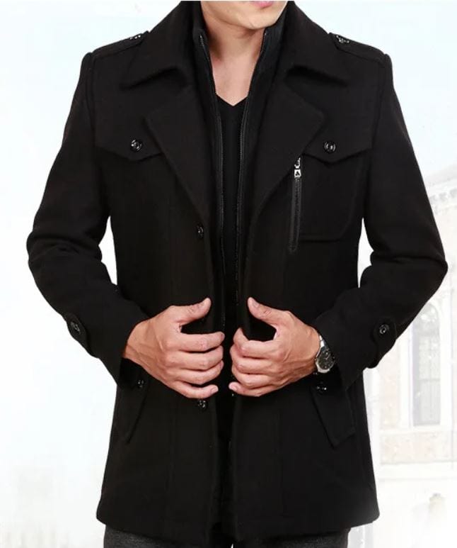 Street Wave Winter Coat for Women Effortless Style and Warmth, Premium Wool Blend Outerwear