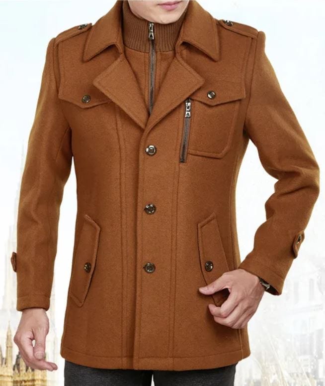 Street Wave Winter Coat for Women Effortless Style and Warmth, Premium Wool Blend Outerwear