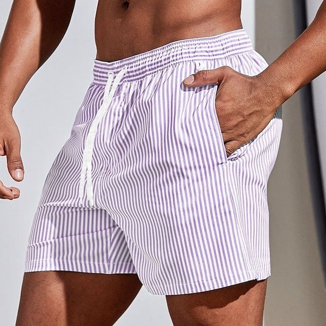 Street-Wave Nordisk Flair Men's Quick Dry Swim Shorts Elastic Waist Mid Thigh