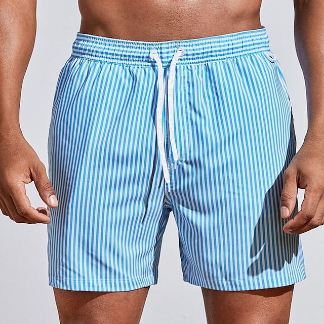 Street-Wave Nordisk Flair Men's Quick Dry Swim Shorts Elastic Waist Mid Thigh