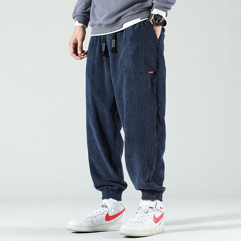 Street-wave Corduroy Summer Pants For Men Breathable Timeless Comfort Versatile Classic Fit