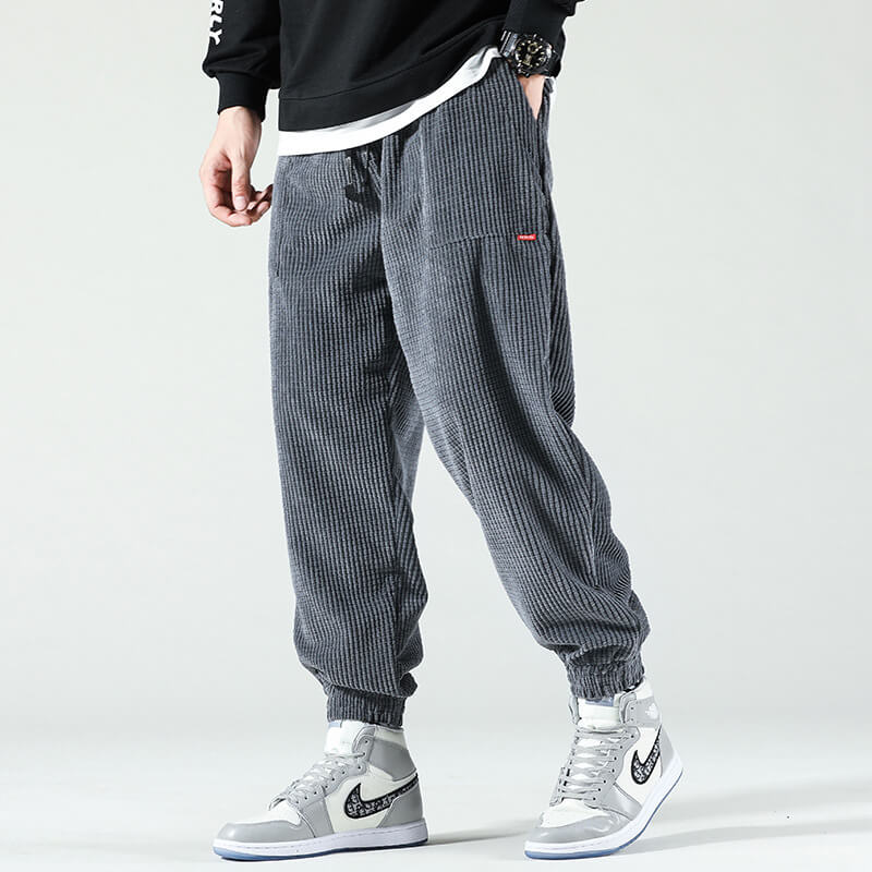 Street-wave Corduroy Summer Pants For Men Breathable Timeless Comfort Versatile Classic Fit