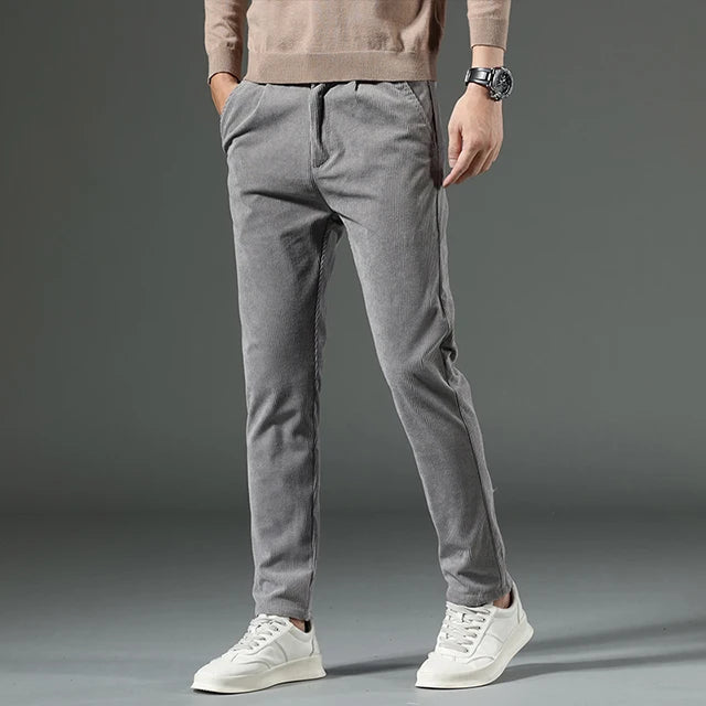 Streetwave Corduroy Pants For Men Timeless Classic Fit All Day Comfort Versatile Style