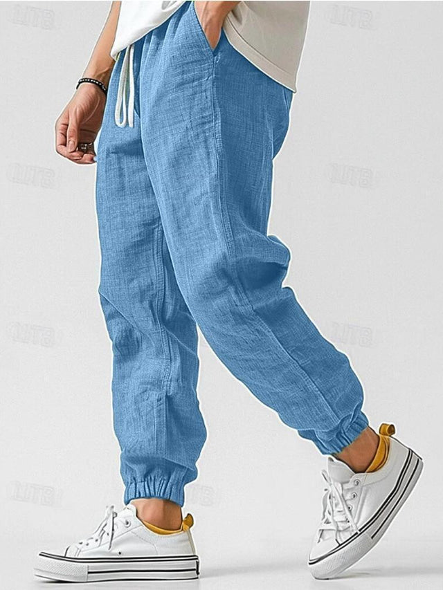 Street-Wave Linen Summer Pants Vinzenz For Style-Conscious Men Breathable Cool Comfort
