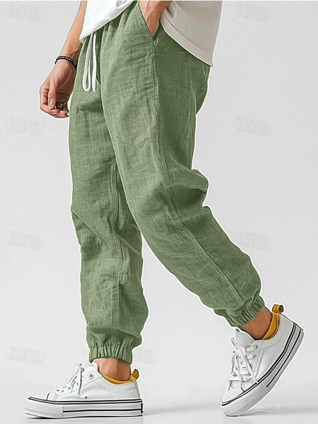 Street-Wave Linen Summer Pants Vinzenz For Style-Conscious Men Breathable Cool Comfort