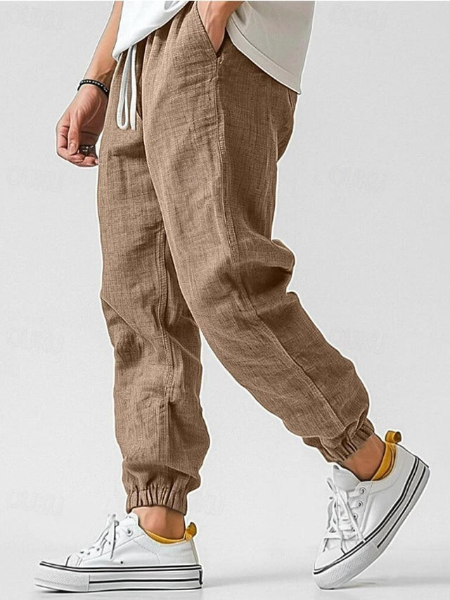 Street-Wave Linen Summer Pants Vinzenz For Style-Conscious Men Breathable Cool Comfort
