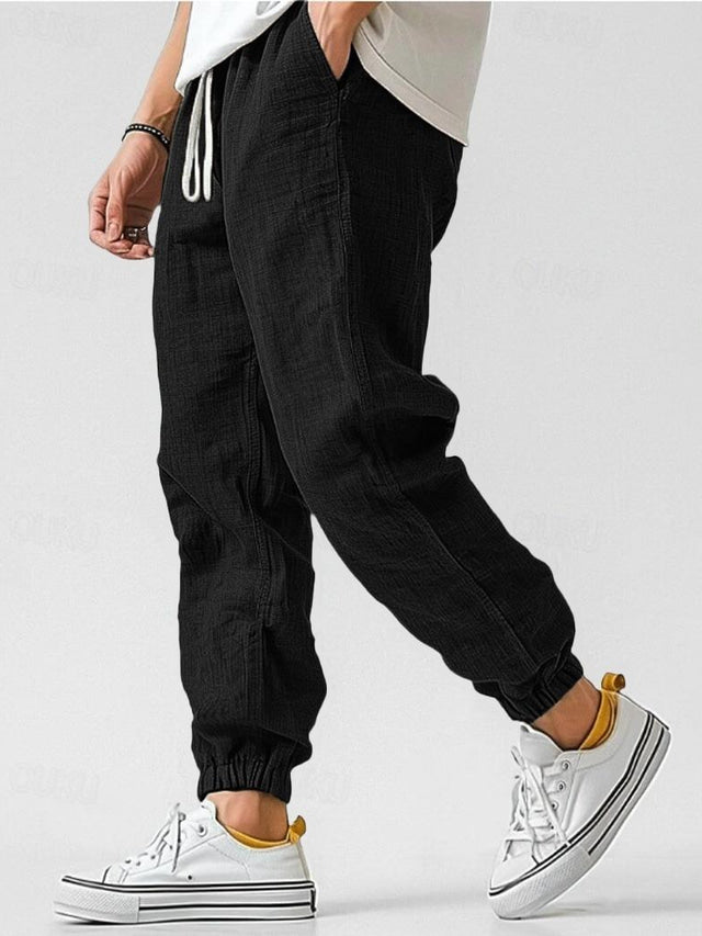 Street-Wave Linen Summer Pants Vinzenz For Style-Conscious Men Breathable Cool Comfort